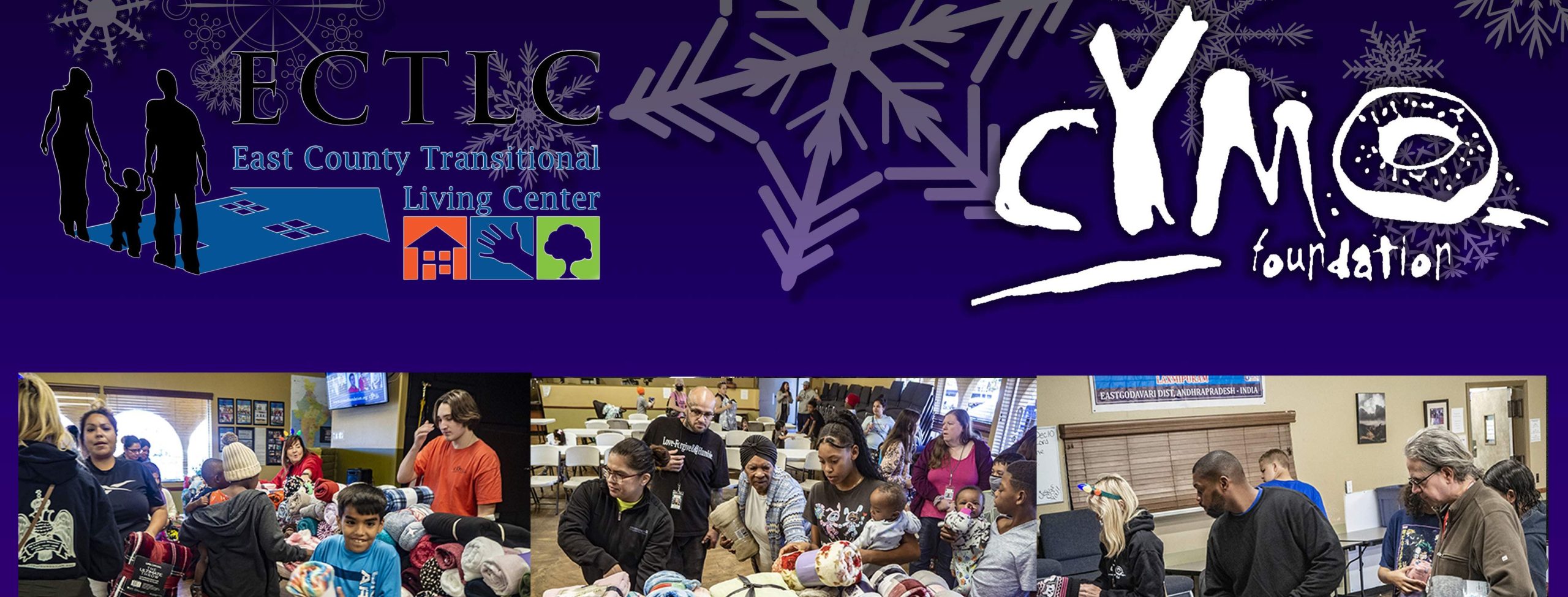 CYMO Foundation Christmas Beanies and Blankets event
